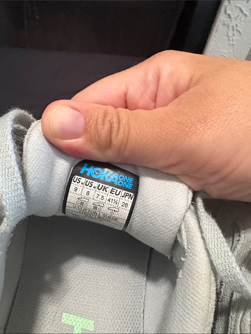 Hoka Women's Sneakers in Light Sage with Mint Accents - Picture 2 of 10